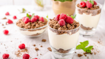 Malinový cheesecake