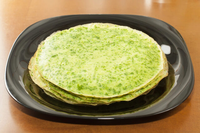 špenátové palacinky