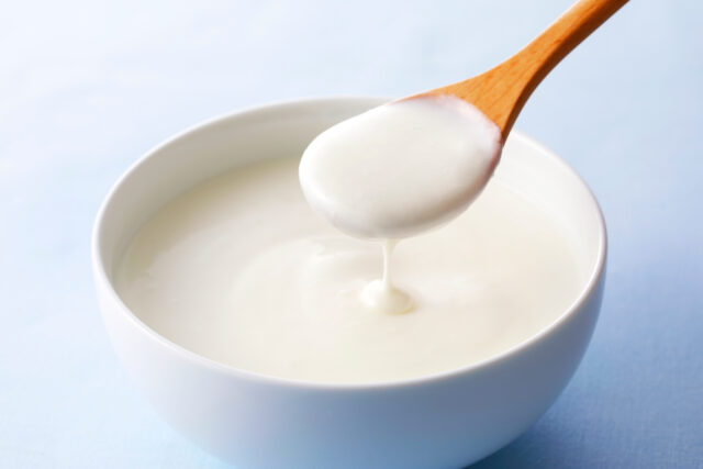 biely jogurt