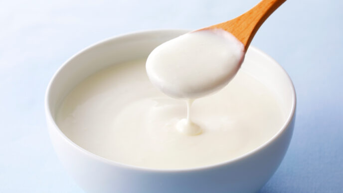 biely jogurt
