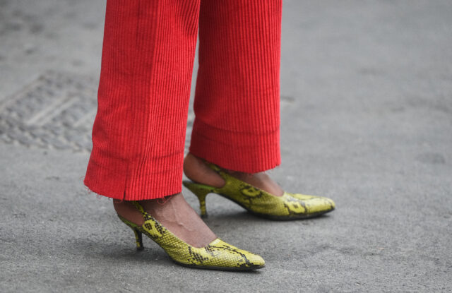 Kitten heels topánky