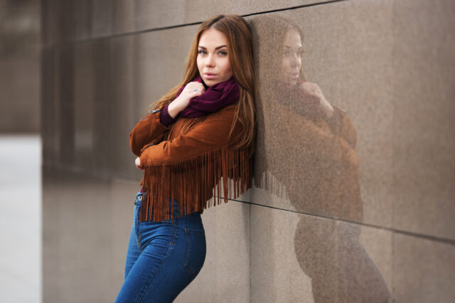 jarná semišová bunda