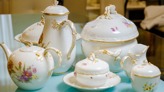 starý porcelán