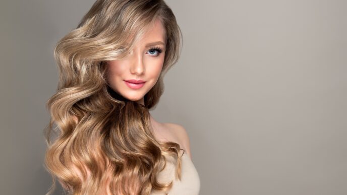 bronde vlasy