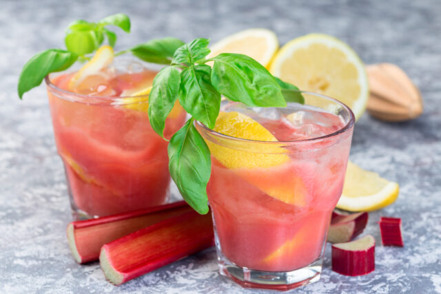 smoothie z rebarbory