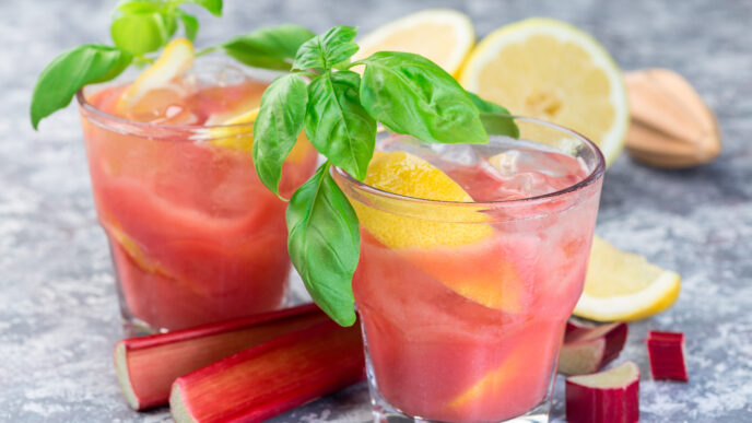smoothie z rebarbory