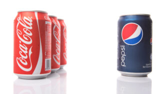 Coca-Coly a Pepsi