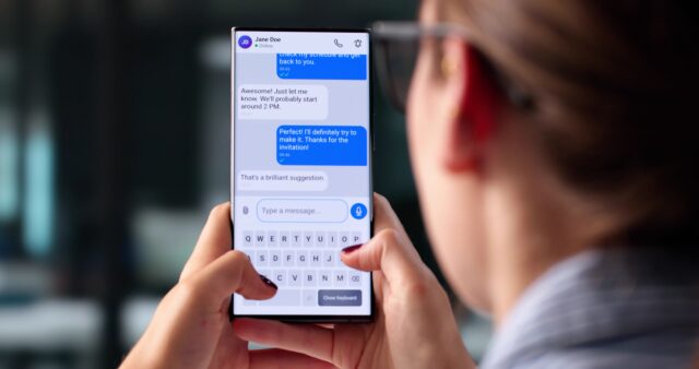 písanie sms správy