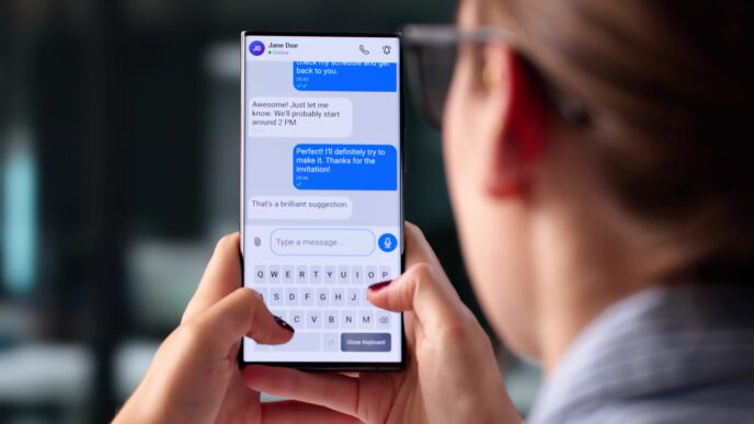 písanie sms správy