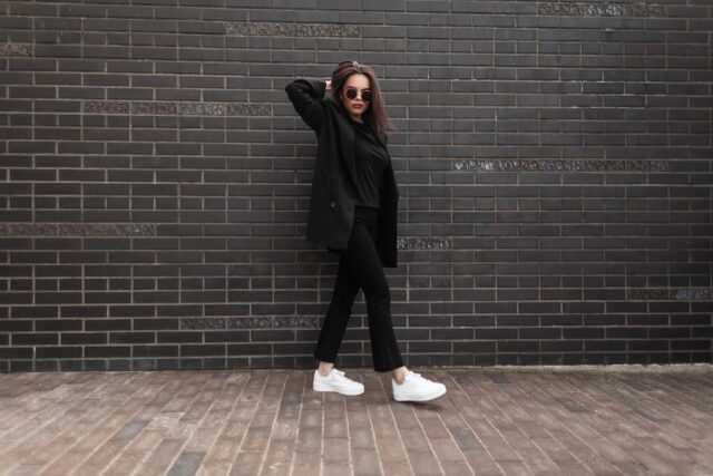 čierny outfit