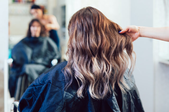 balayage vlasy