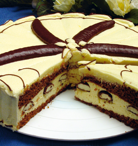 Torta Banániky v čokoláde