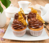 Nilkové cupcakes s čokoládovo orieškovým krémom