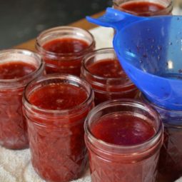 Strawberry jam in jars.jpg