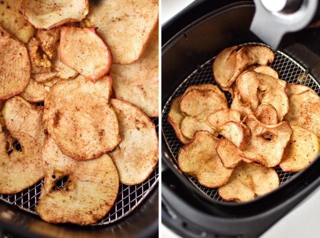 How to make air fryer apple chips done drying collage.jpg