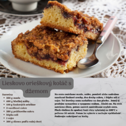 Lieskovo orieskovy kolac s dzemom prispevok na instagram stvorcovy.png