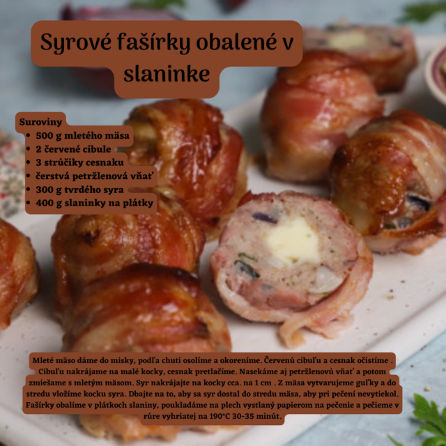 Syrove fasirky obalene v slaninke prispevok na instagram stvorcovy.png
