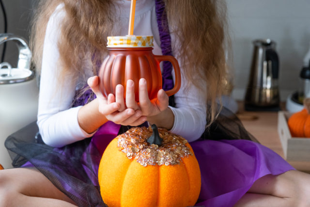 Strašidelný halloweensky koktail pre deti