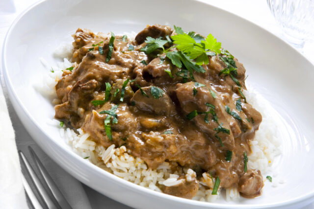 Skvelý hubový stroganoff