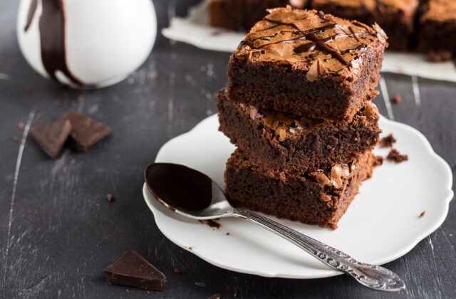 Americké brownies s mascarpone