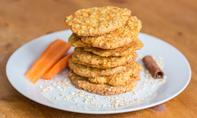 Zdravé mrkvové cookies s ovsenými vločkami