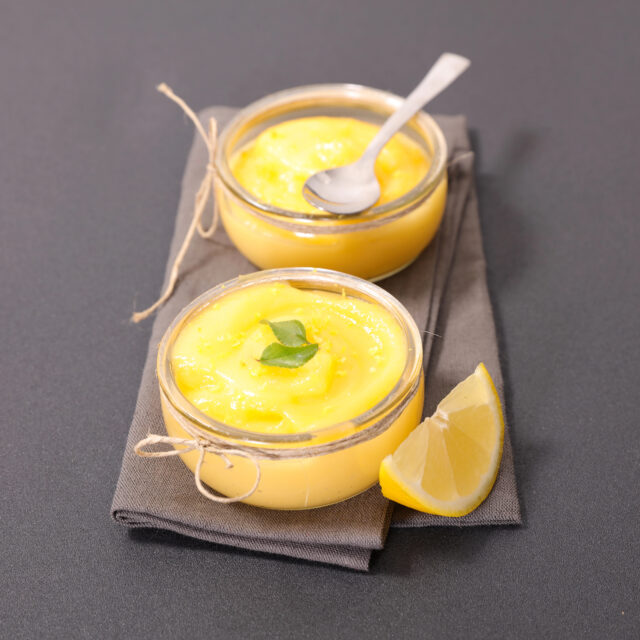 Panna cotta s citrónovým krémom