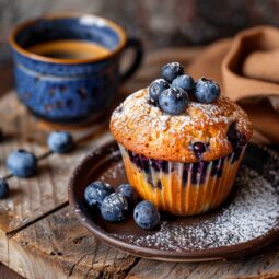 Muffiny s čučoriedkami a nádychom vanilky