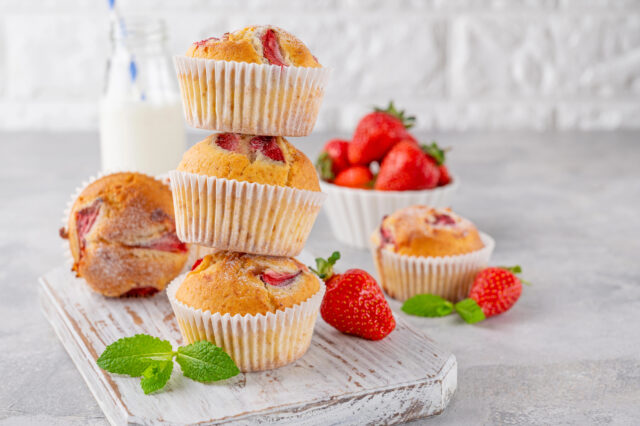 Lahodné jahodové muffiny za menej než hodinu: Jednoduchý recept, ktorý zvládne každý
