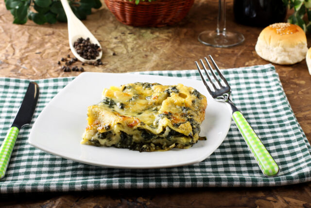 Vegetariánske lasagne: Špenát ako chutná náhrada mäsa, ktorá vás prekvapí