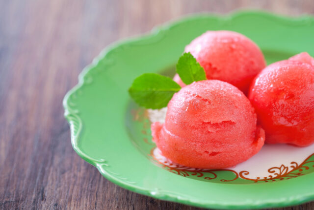 Osviežujúci melónový sorbet