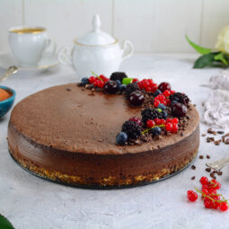 Kávový cheesecake