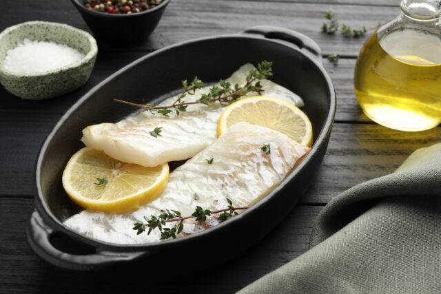 Rýchly recept na tresku s bylinkovým maslom