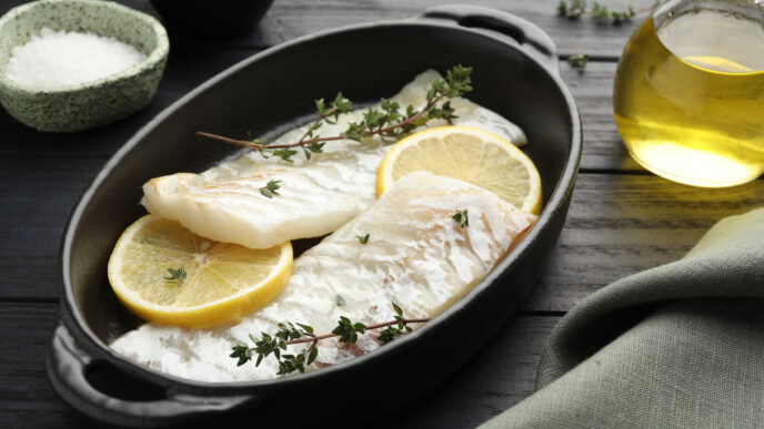 Rýchly recept na tresku s bylinkovým maslom