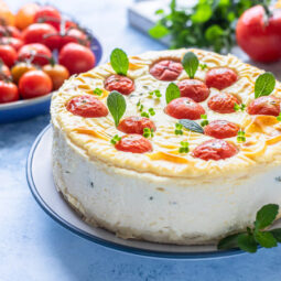 Slaná nepečená torta