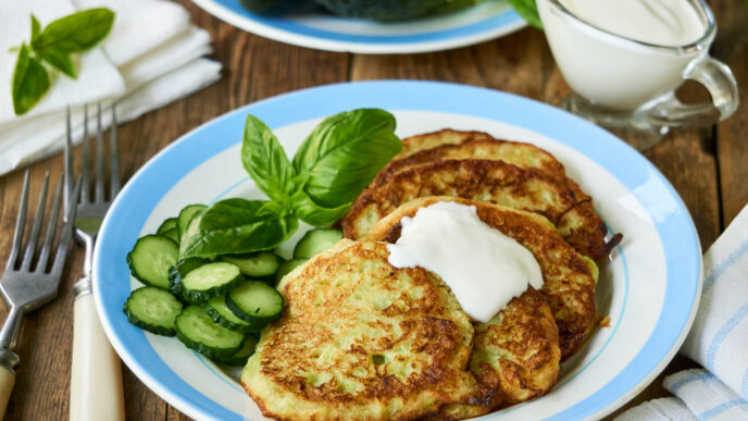 Nadýchané placky z cukety – rýchly recept na letné dni