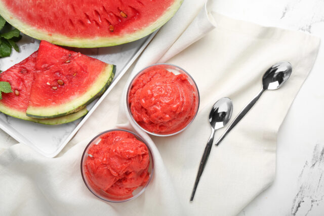 Melónový sorbet z dvoch ingrediencií: svieži recept na horúce leto