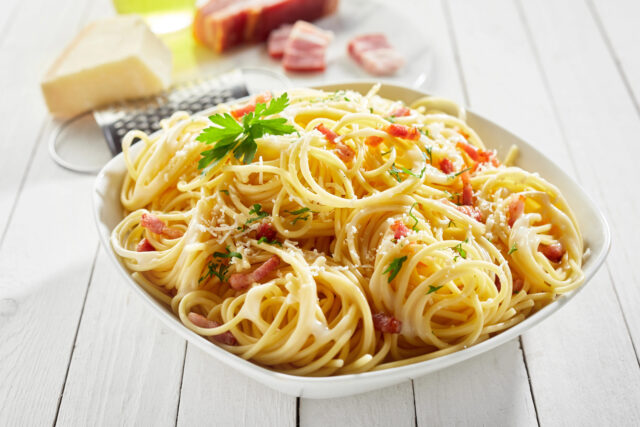 Špagety carbonara