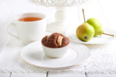 Jemné perníkové muffiny s kúskami hrušiek