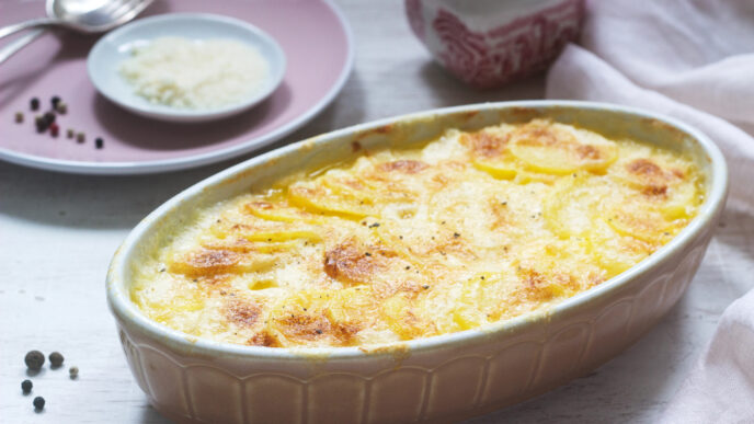 Krémový zemiakový gratin – francúzska klasika, ktorú zvládne každý