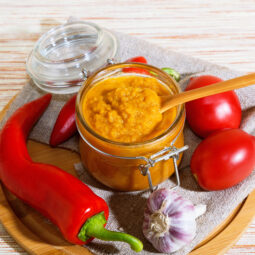 Pikantná nátierka z pečenej tekvice a papriky