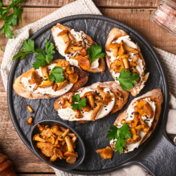 Krémová hubová nátierka so syrom