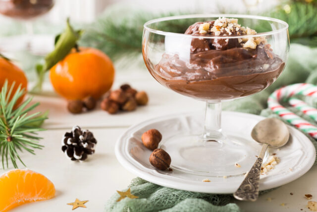 Dezert z jednoduchých surovín podávaný na Vianoce