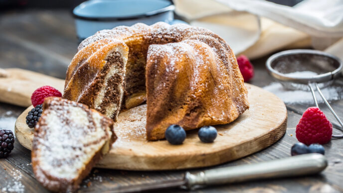 Nadýchané dvojfarebné cesto – spoľahlivý základ na bábovku aj koláče