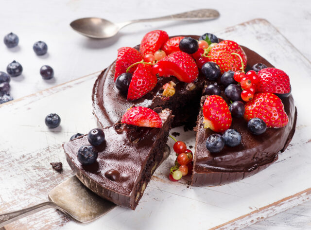 Neodolateľná čokoládová torta z troch ingrediencií