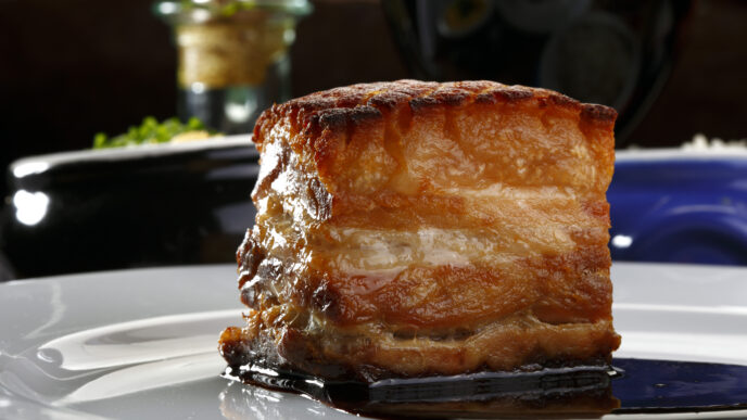 Pečený bravčový bôčik: získate z neho tradičné výpečky