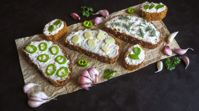 Domáca cesnaková nátierka