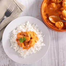 Kuracie karí v kokosovej omáčke s voňavou ryžou