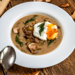 Staročeská kulajda s vajíčkom