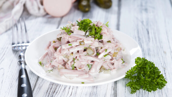 Parížsky šalát: jednoduchá klasika, ktorá chutí skvele s pečivom aj na chlebíčkoch