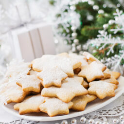 Maslové vianočné hviezdičky